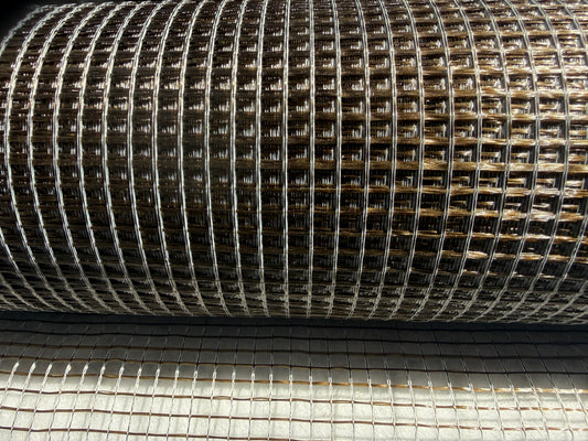 Siatka z włókna bazaltowego 110 g/m², powłoka polimerowa, 7x6 mm, szerokość 1 m, rolka 50 m²
